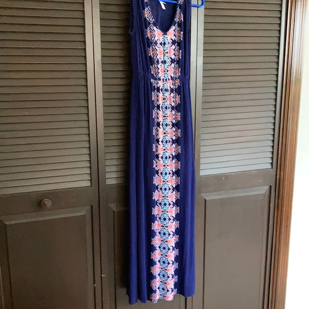 Xhilaration  brand blue maxi dress size XS